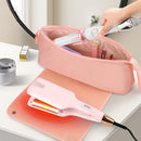 Multi-Purpose Hair Tools Travel Bag With Heat Resistant Mat