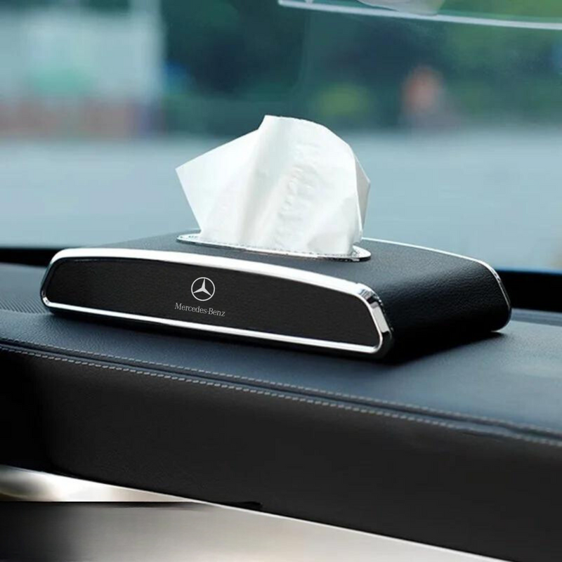 Elegance Car Logo Sun Visor Tissue Holder