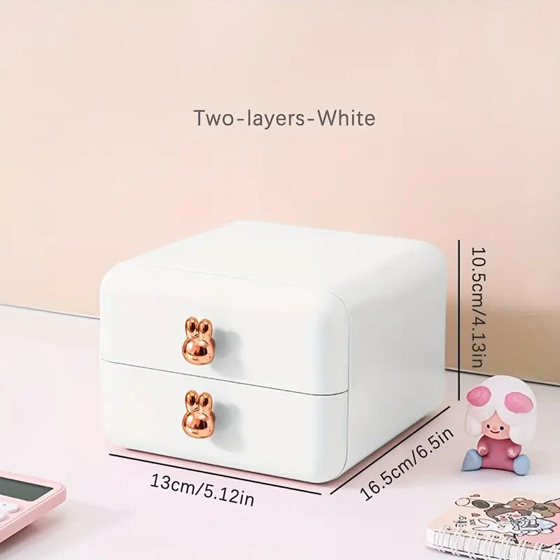 Cute Handle Desktop Storage Box