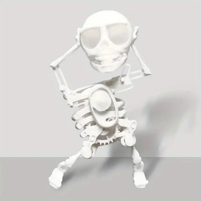 3D Printed Dancing Skeleton Desk Ornament