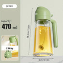 2-in-1 Glass Oil Dispenser and Sprayer