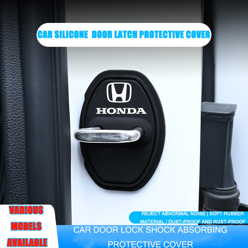 Silicone Car Logo Door Latch Protectors