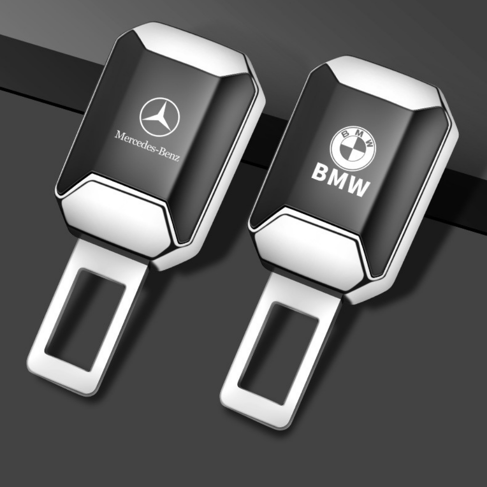 Car Logo Metal Seat Belt Extender Clip