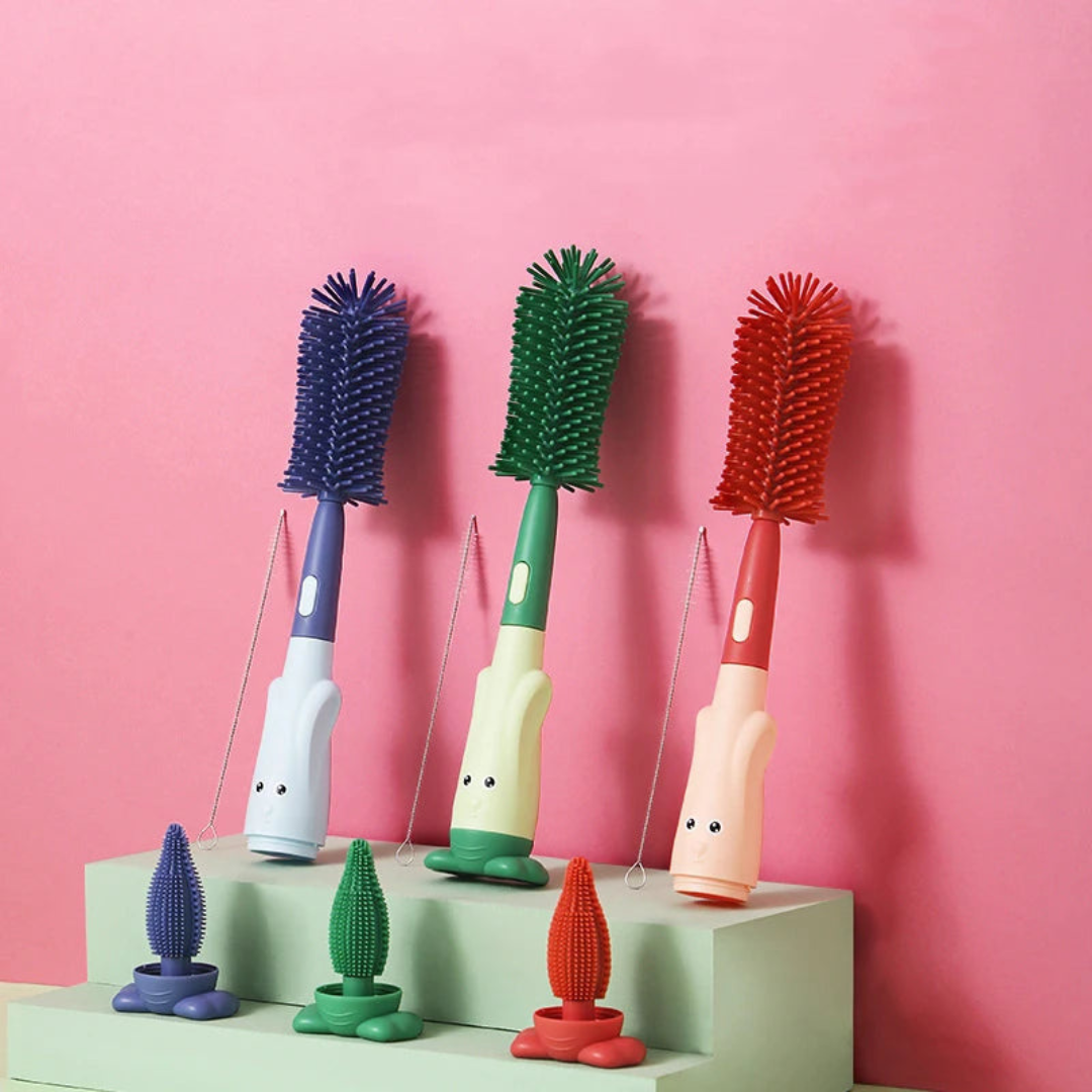 Baby Care Silicone Bottle Cleaning Brush