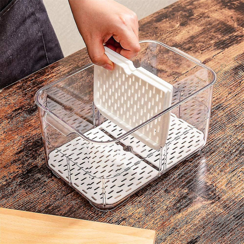 Food Storage Containers With Removable Drain Tray