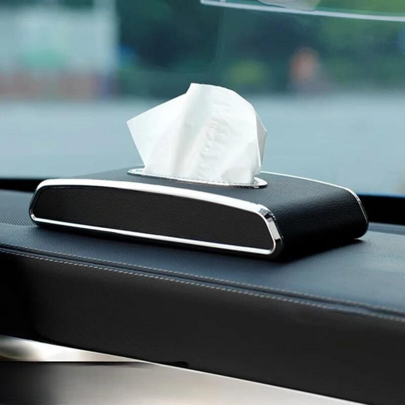 Elegance Car Logo Sun Visor Tissue Holder