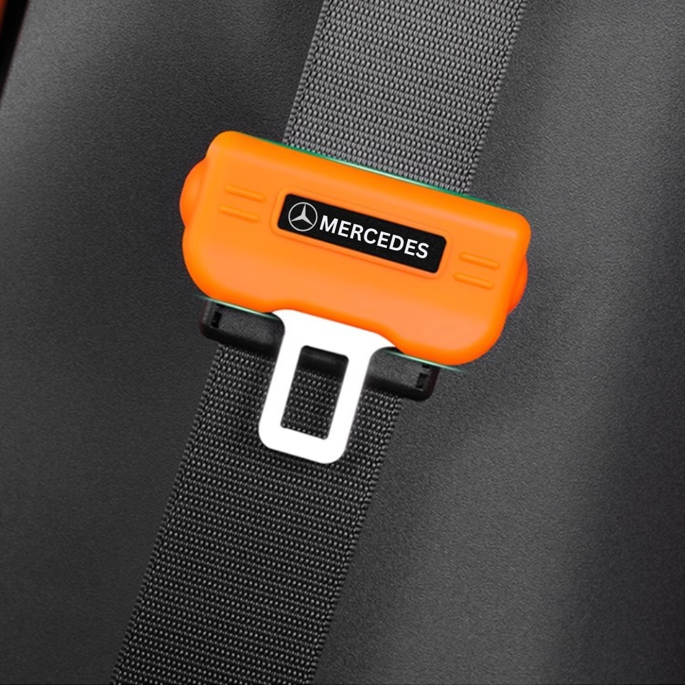 Ultra Protect Silicone Car Logo Seat Belt Cover