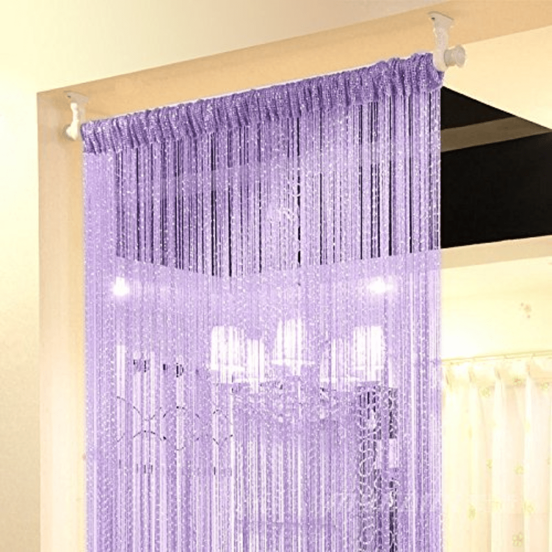 Glitter Wave String Curtain Panels