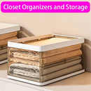 Foldable Transparent Clothes Storage Box