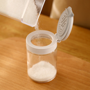 Double Lid Partition Large Opening Seasoning Jar