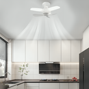 Space-Saving 3-Leaf Folding Fan Light