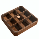 Nine Grid Wooden Snack Organizer