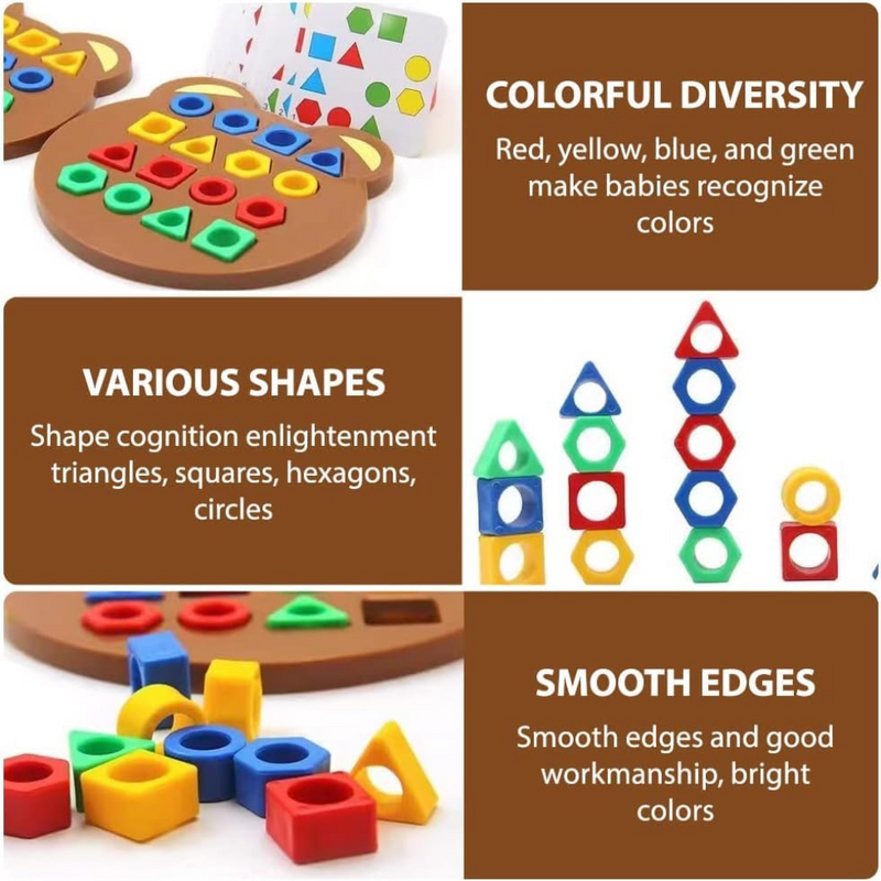 Geometry Shape Matching Puzzle Board Game With Bell