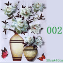 3D Simulation Vase Decoration Wall Sticker - Shop Home Essentials