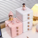 Cute Handle Desktop Storage Box