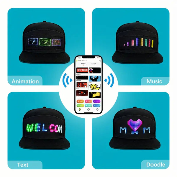 LED Display Customizable Cap