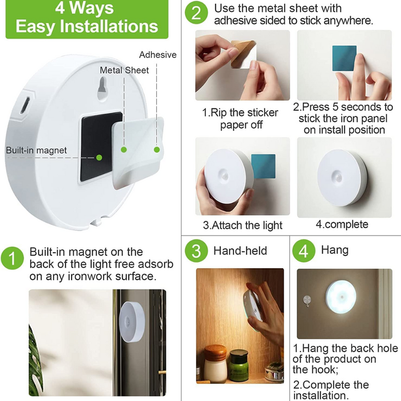 LumiBeam USB Rechargeable Sensor Light