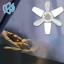 Space-Saving 3-Leaf Folding Fan Light