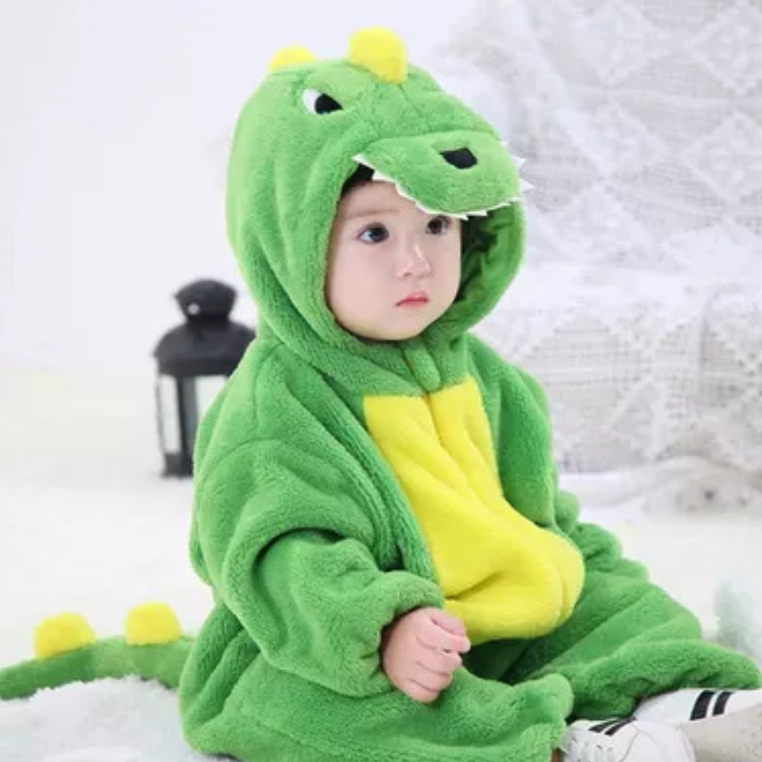 Warm Nest Dino Crawling Outfit