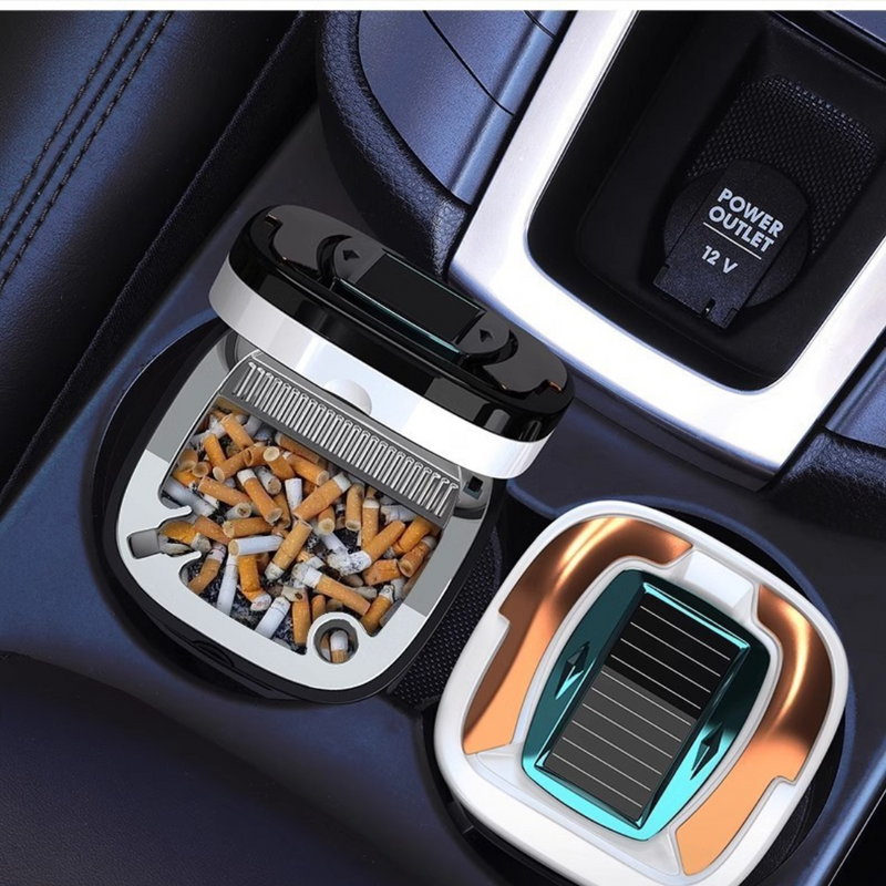 Car Logo Ashtray with LED Lighter - 50% OFF