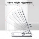 7-Level Height Adjustable Phone And Tablet Stand