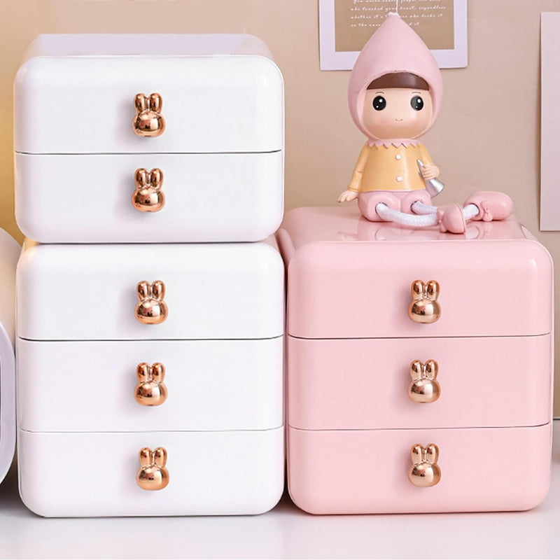 Cute Handle Desktop Storage Box