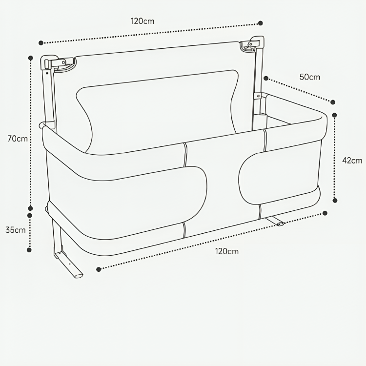 Cradle Foldable Baby Bed