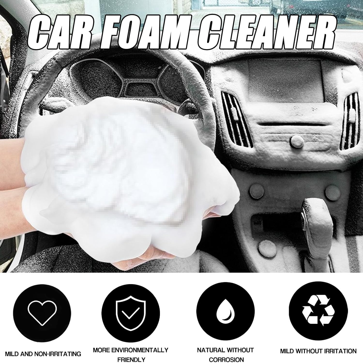 Spotless Shield Multipurpose Foam Cleaner