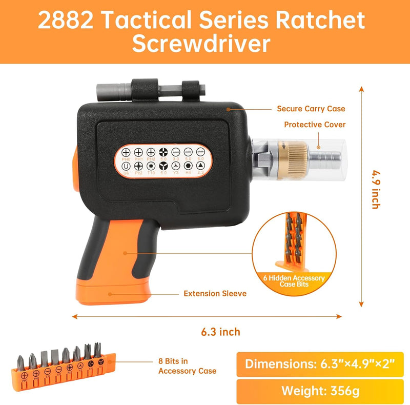 Ratcheting Multi-Angle Screwdriver Set