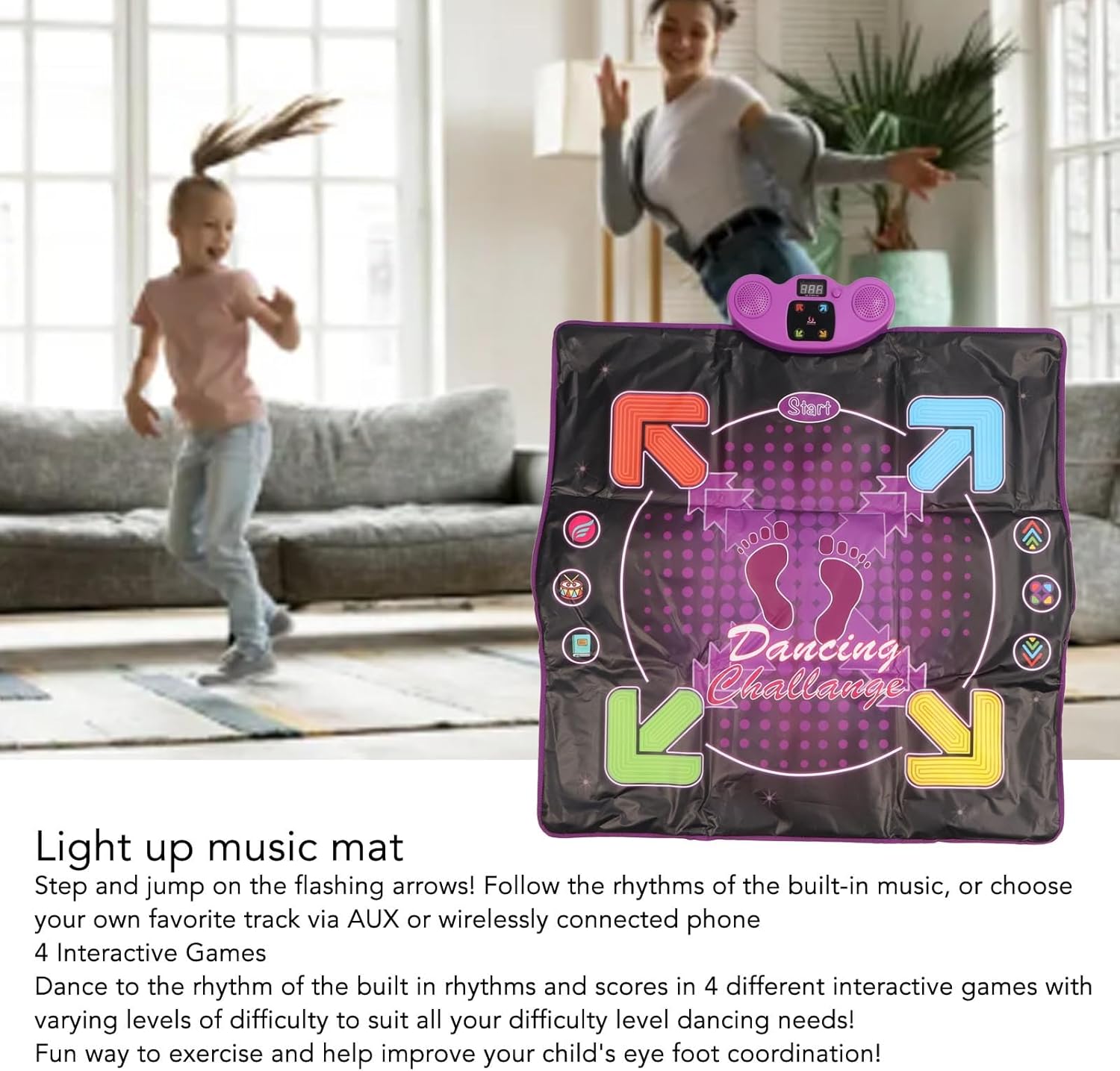 Built-In Music Dance Pad Toy