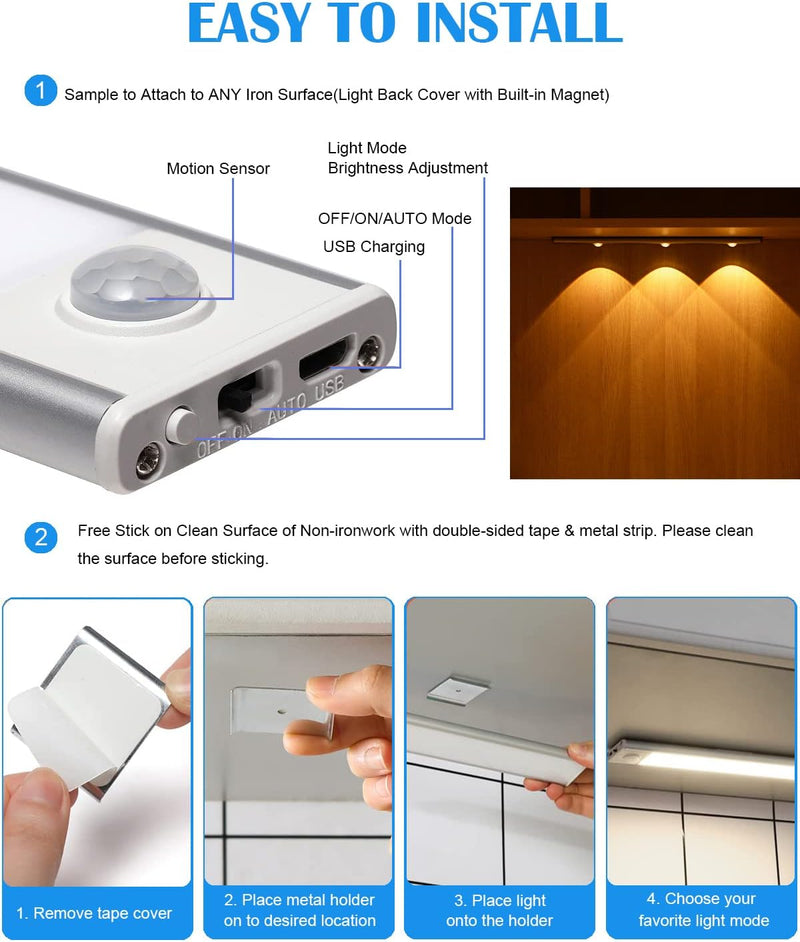 3 - Modes Wireless Motion Sensing Light