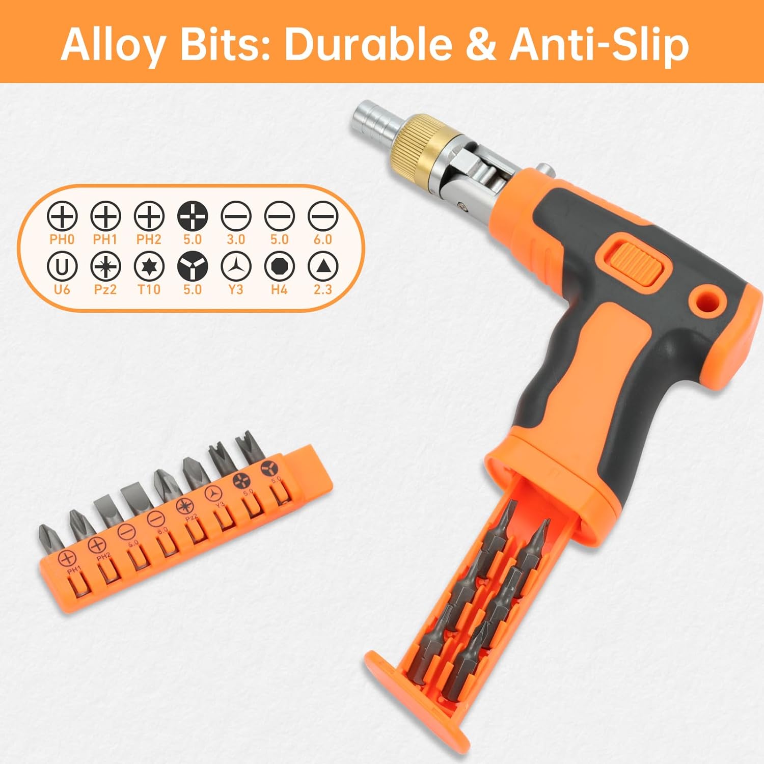 Ratcheting Multi-Angle Screwdriver Set