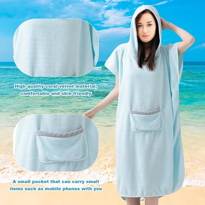 Quick Drying Hooded Cape Bath Towel