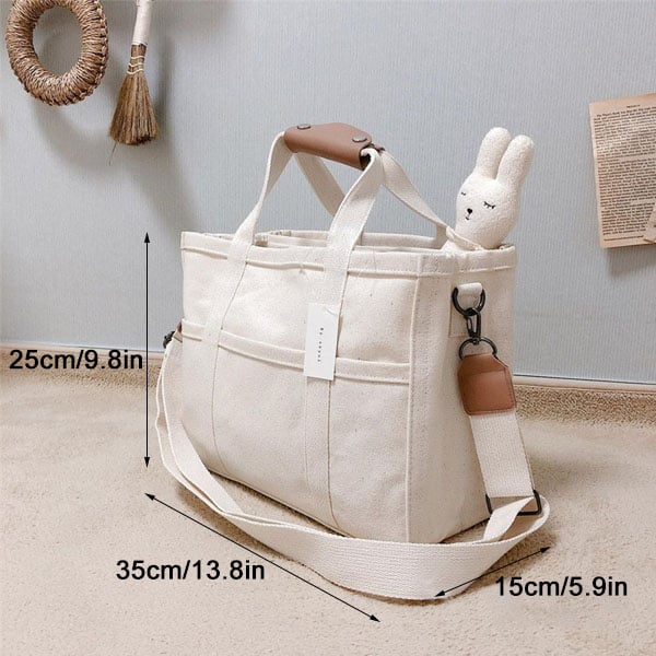 Multi Pocket Large Capacity Canvas Bag