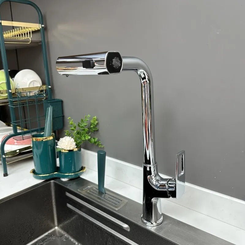 Multifunctional Rotatable Waterfall Kitchen Faucet