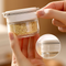 Double Lid Partition Large Opening Seasoning Jar