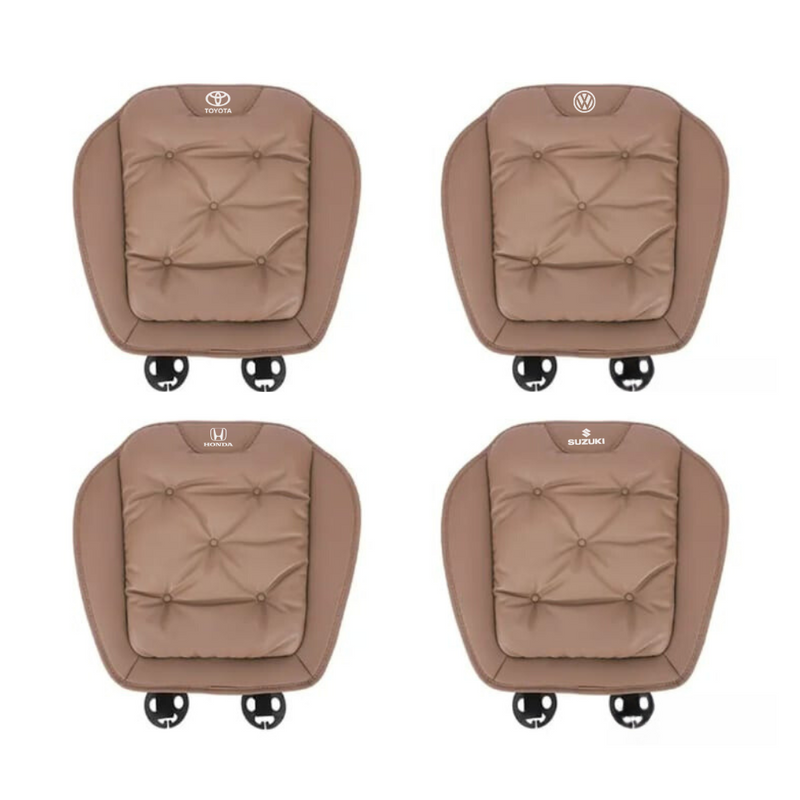 Luxury Anti-Stain Leather Car Seat Cushion