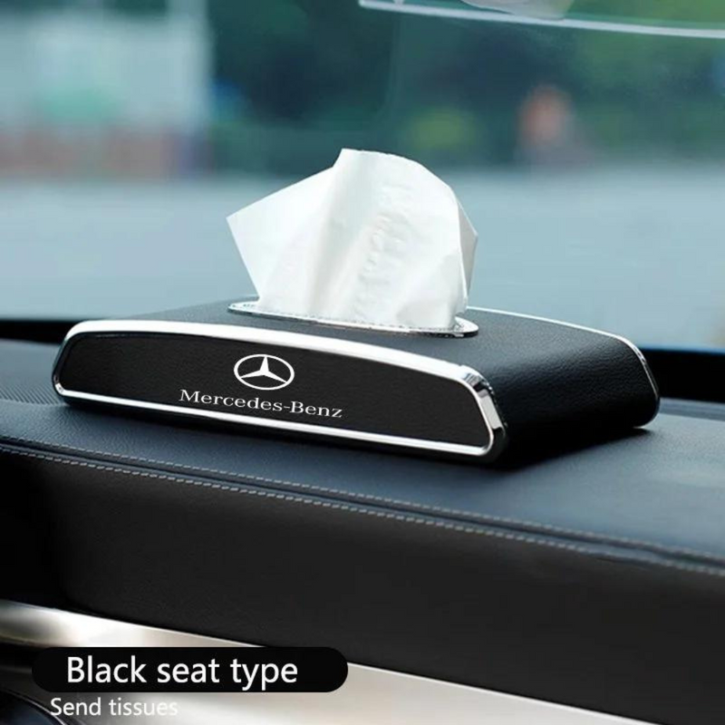 Elegance Car Logo Sun Visor Tissue Holder