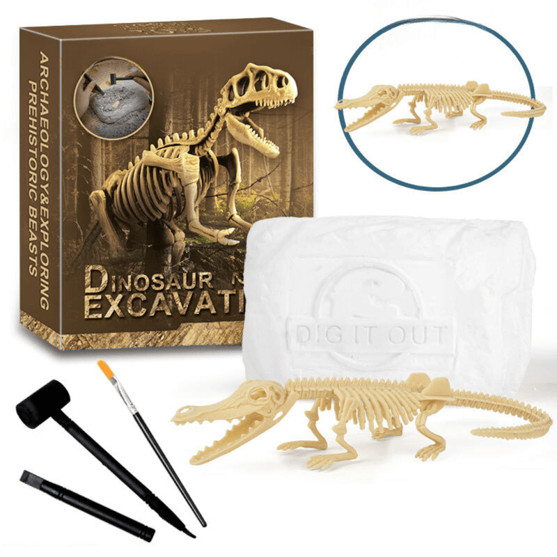 DIY Dinosaur Fossil Discovery Kit for Kids