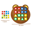 Geometry Shape Matching Puzzle Board Game With Bell