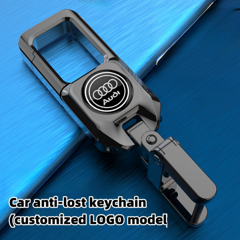 Elegant Car Logo Key Ring With Anti-Lost Design