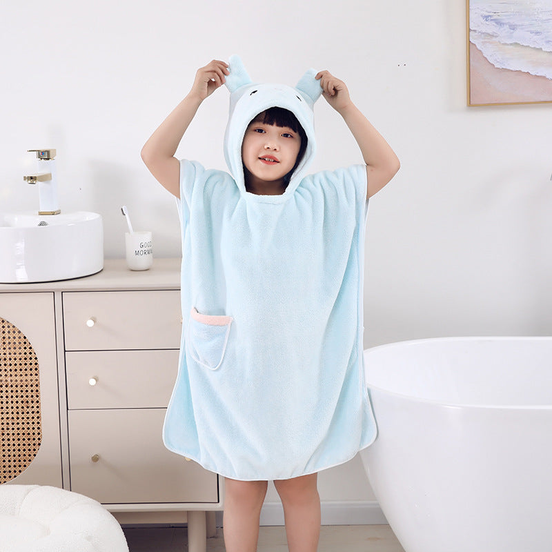 Quick Drying Hooded Cape Bath Towel