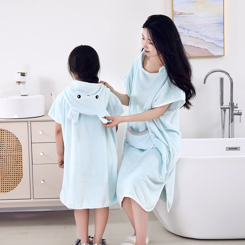 Quick Drying Hooded Cape Bath Towel