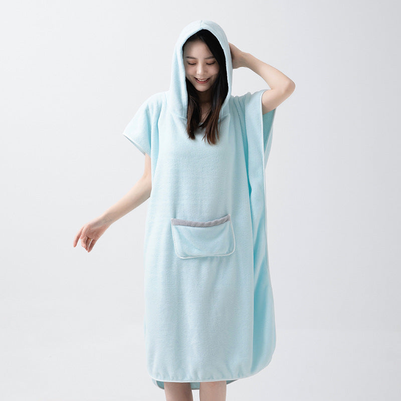 Quick Drying Hooded Cape Bath Towel