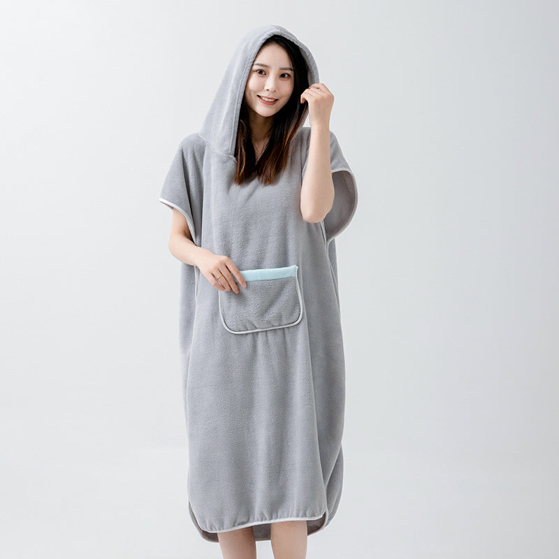 Quick Drying Hooded Cape Bath Towel