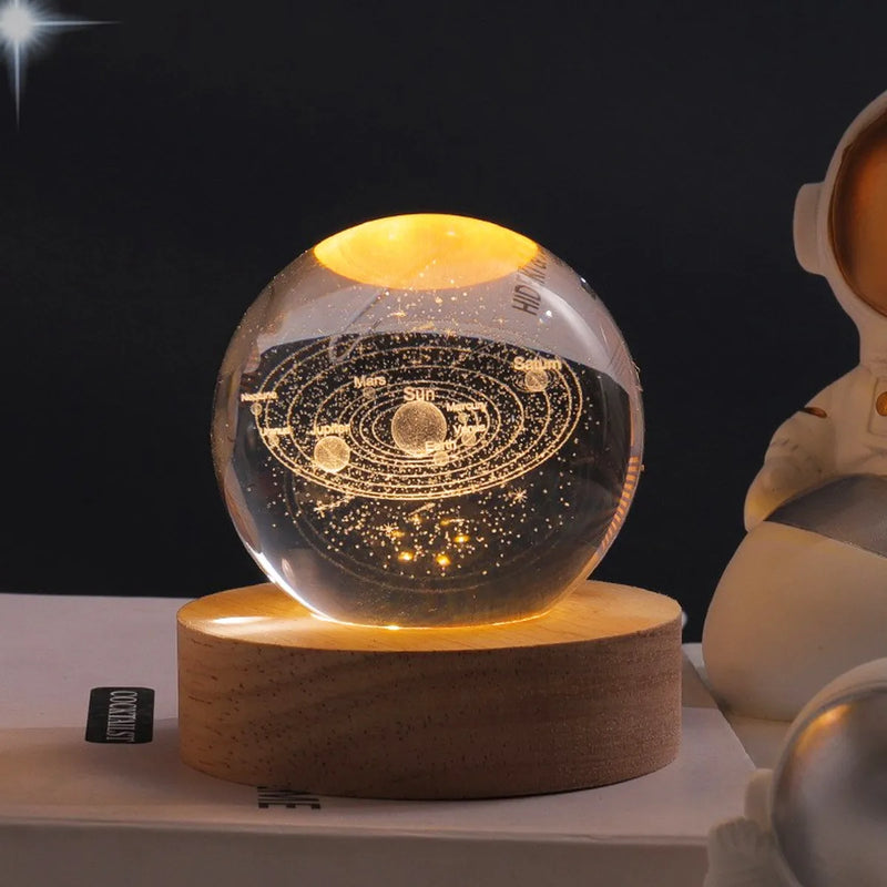 Glowing Crystal Ball Night Light