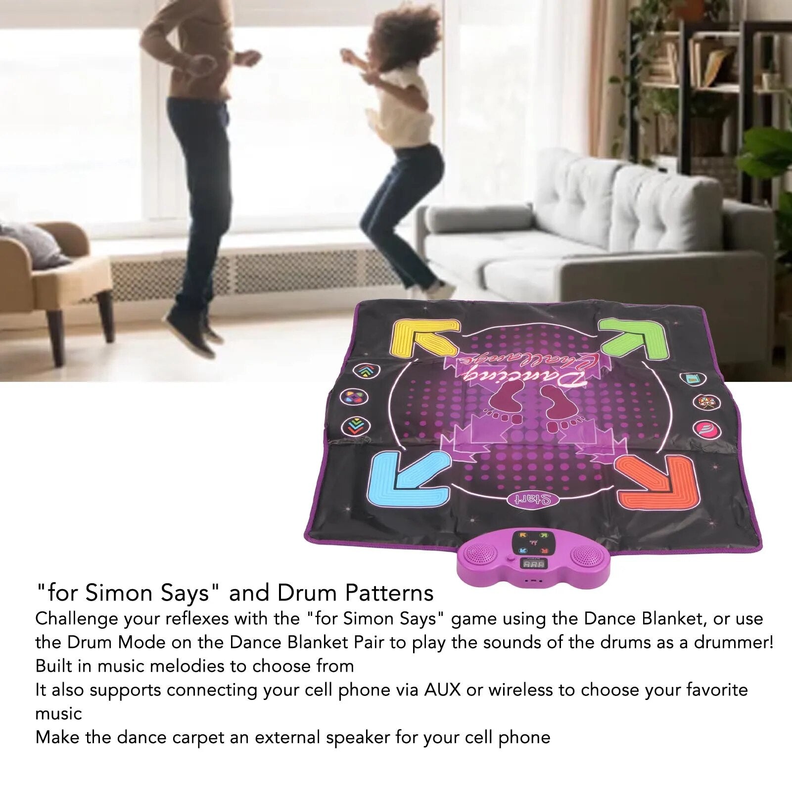 Built-In Music Dance Pad Toy