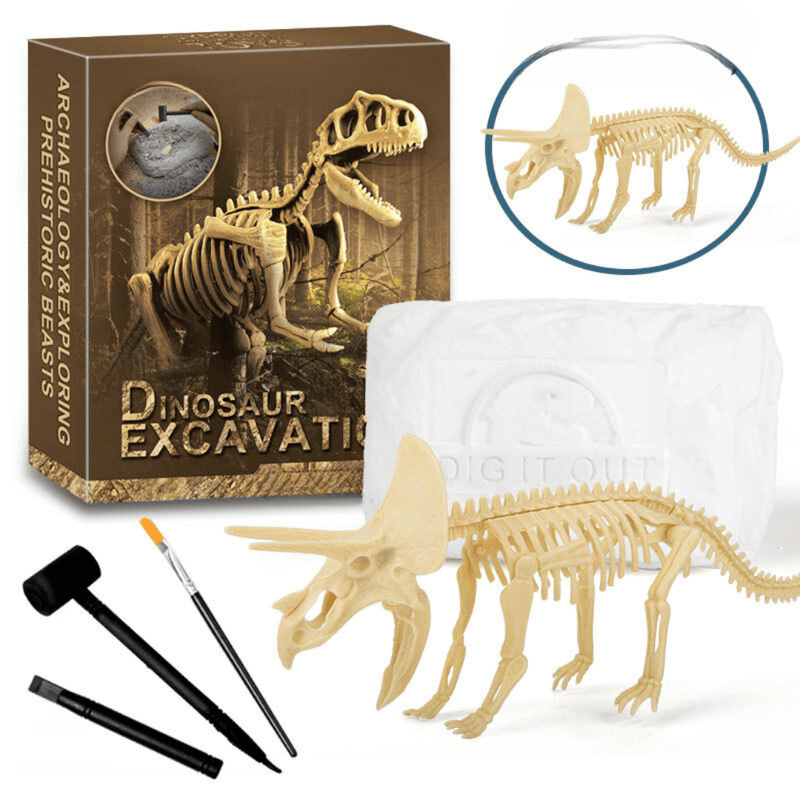 DIY Dinosaur Fossil Discovery Kit for Kids