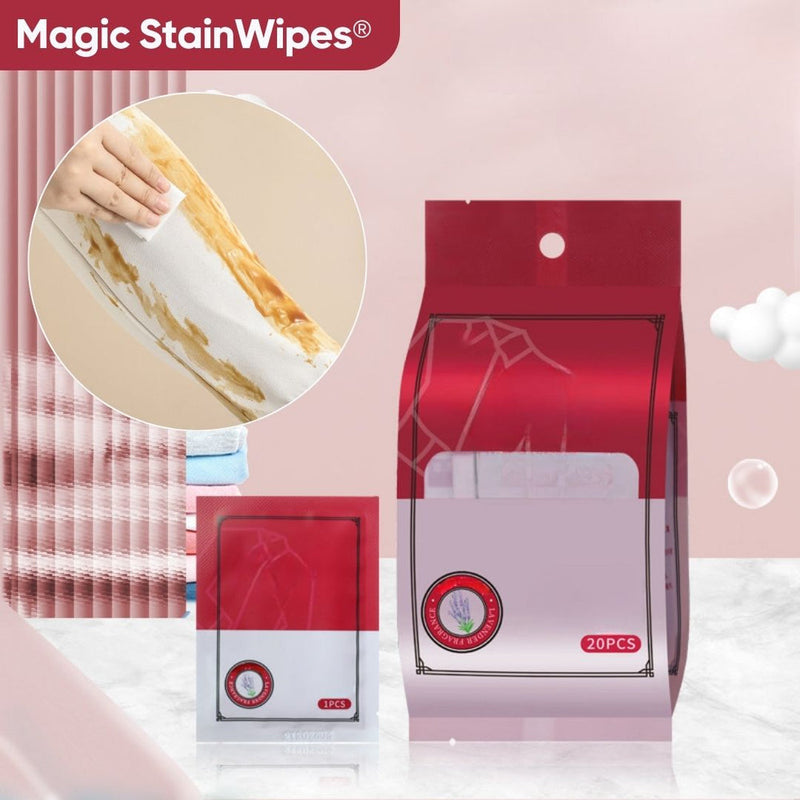 Portable Emergency Stain Removal Wet Wipes