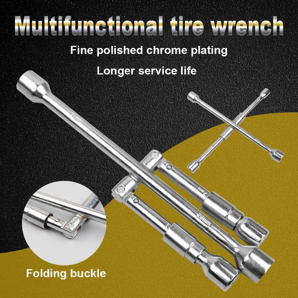 4 Way Cross Universal Lug Nut Wrench